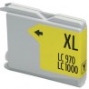 TINTA COMPATIBLE BROTHER LC1000Y / LC970Y AMARILLO