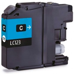 TINTA GENÉRICA BROTHER LC123C CIAN