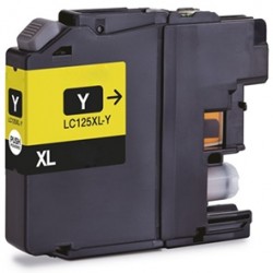 TINTA GENÉRICA BROTHER LC125YXL AMARILLO