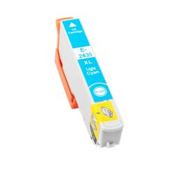 TINTA COMPATIBLE EPSON T2435 - 24XL CIAN CLARO